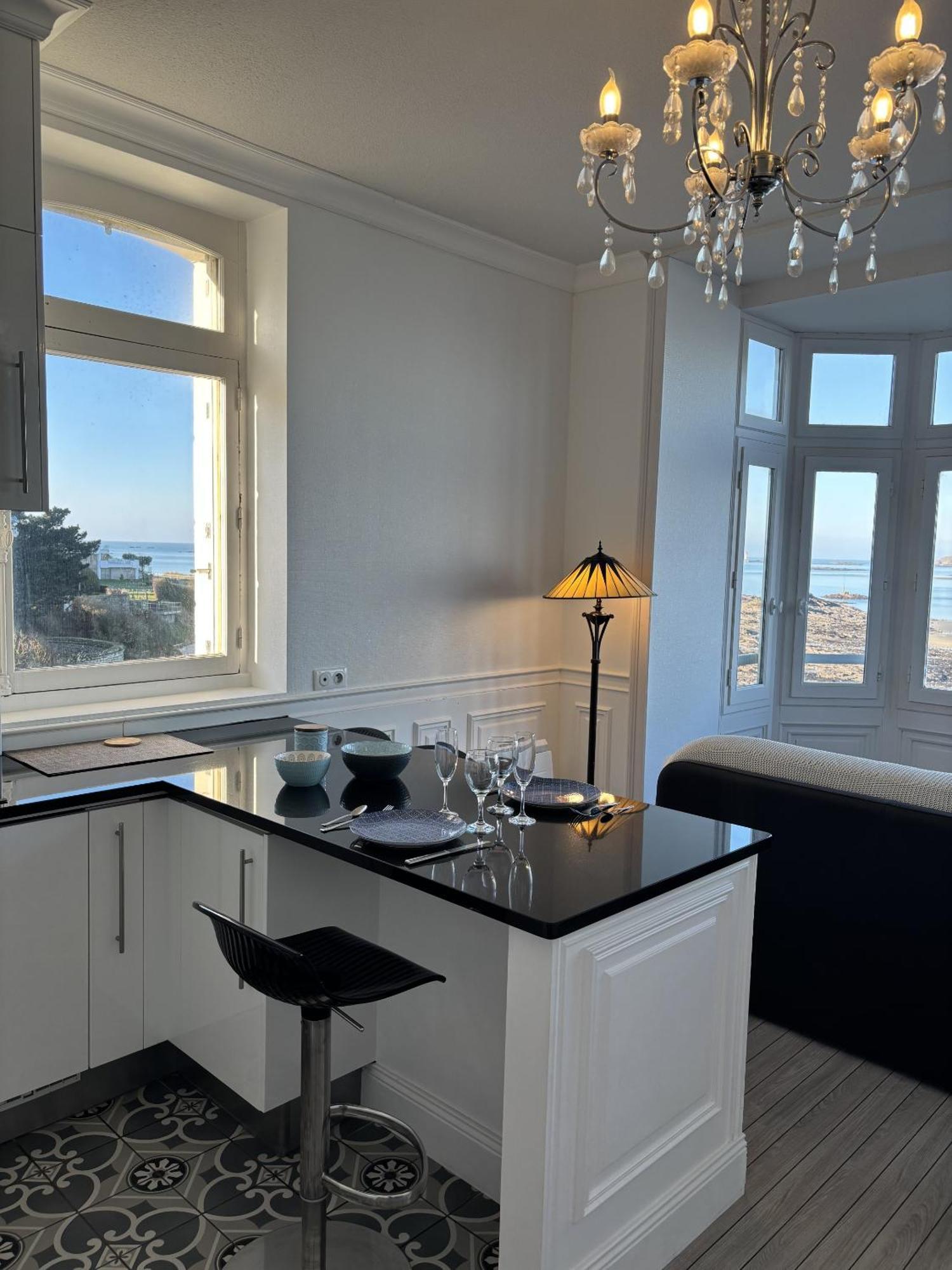 Villa Xixe Vue Mer Dinard Værelse billede